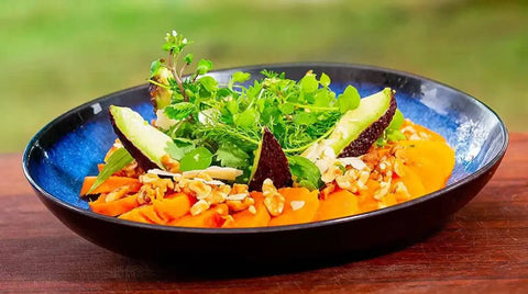 Avocado-Süßkartoffel-Walnuss-Salat