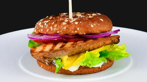 Chicken Burger mit Mango
