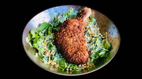 Gebackene Entenkeule