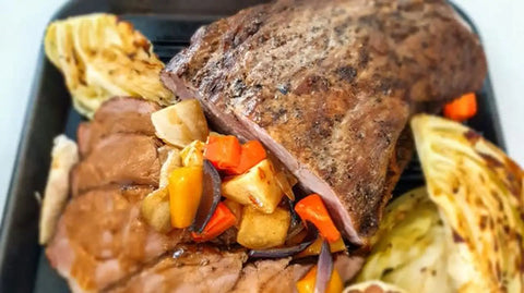 Schopfbraten mit Stöcklkraut